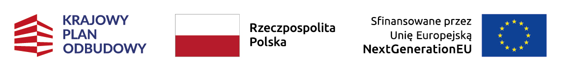 Krajowy Plan Odbudowy · Rzeczpospolita Polska · Sfinansowane przez Unię Europejską — NextGenerationEU